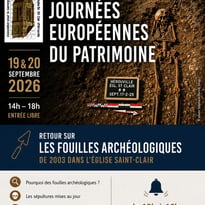 Retour sur les fouilles archéologiques dans l'église Saint-Clair