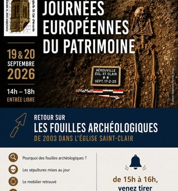 Retour sur les fouilles archéologiques dans l'église Saint-Clair