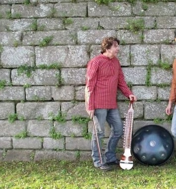 Anidrà, Duo de handpan et esraj