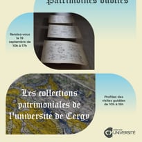 Patrimoines oubliés : les collections patrimoniales de l'université de Cergy