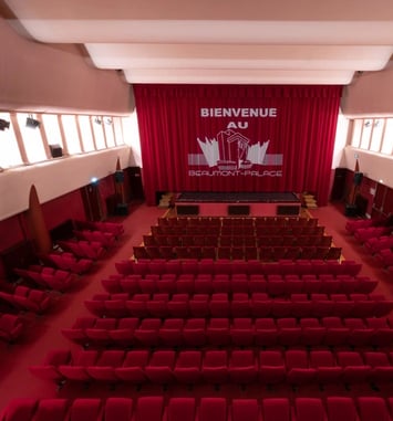 Visite salle et projection film amateur années 30 "La plage de Beaumont"