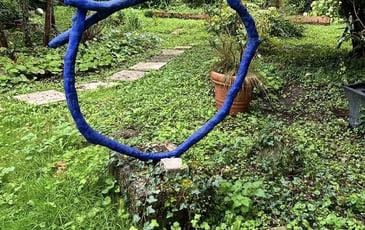 Exposition de peinture, sculpture, et céramique au Jardin de Claire-Lise
