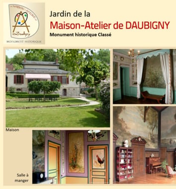 Venez découvrir la Maison-Atelier de Daubigny, premier foyer artistique d'Auvers-sur-Oise et lieu authentique