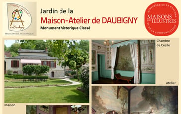 Venez découvrir la Maison-Atelier de Daubigny, premier foyer artistique d'Auvers-sur-Oise et lieu authentique