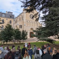 Visite sur l'histoire du château de Sarcelles et sa transformation en centre culturel Simone-Veil