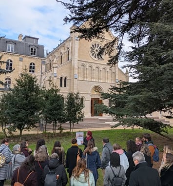 Visite sur l'histoire du château de Sarcelles et sa transformation en centre culturel Simone-Veil