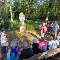 Visite du Bois des Arts Parc de Sculptures Arnaud Kasper