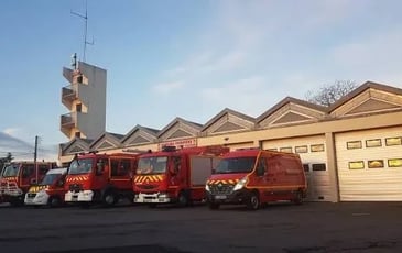 Visite du Centre d'incendie et de secours de Taverny