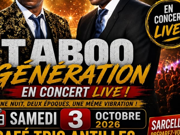 Taboo Génération en Concert Live