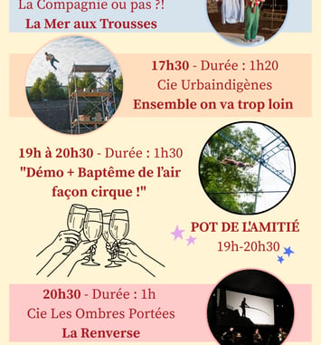 Journée de spectacles Arts de la Rue et Cirque — NIL ADMIRARI / ARTÈRE PUBLIQUE