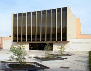 Façade du théâtre Pierre Fresnay à Ermont