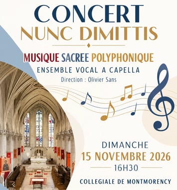 Concert de l'ensemble vocal a cappella NUNC DIMITIS