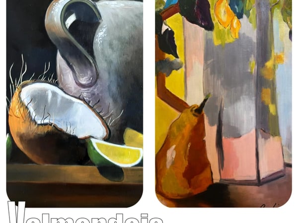 Deux artistes au moulin